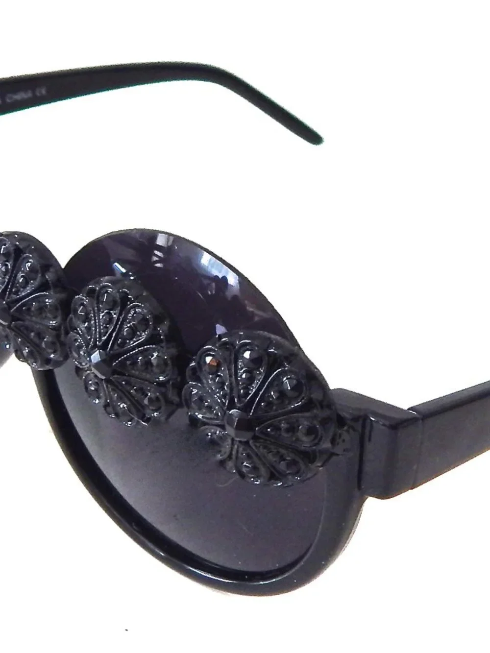 GASOLINE GLAMOUR DOUBLE DEUCE BLACK JACK PEEKABOO SUNGLASSES♠️♠️♠️